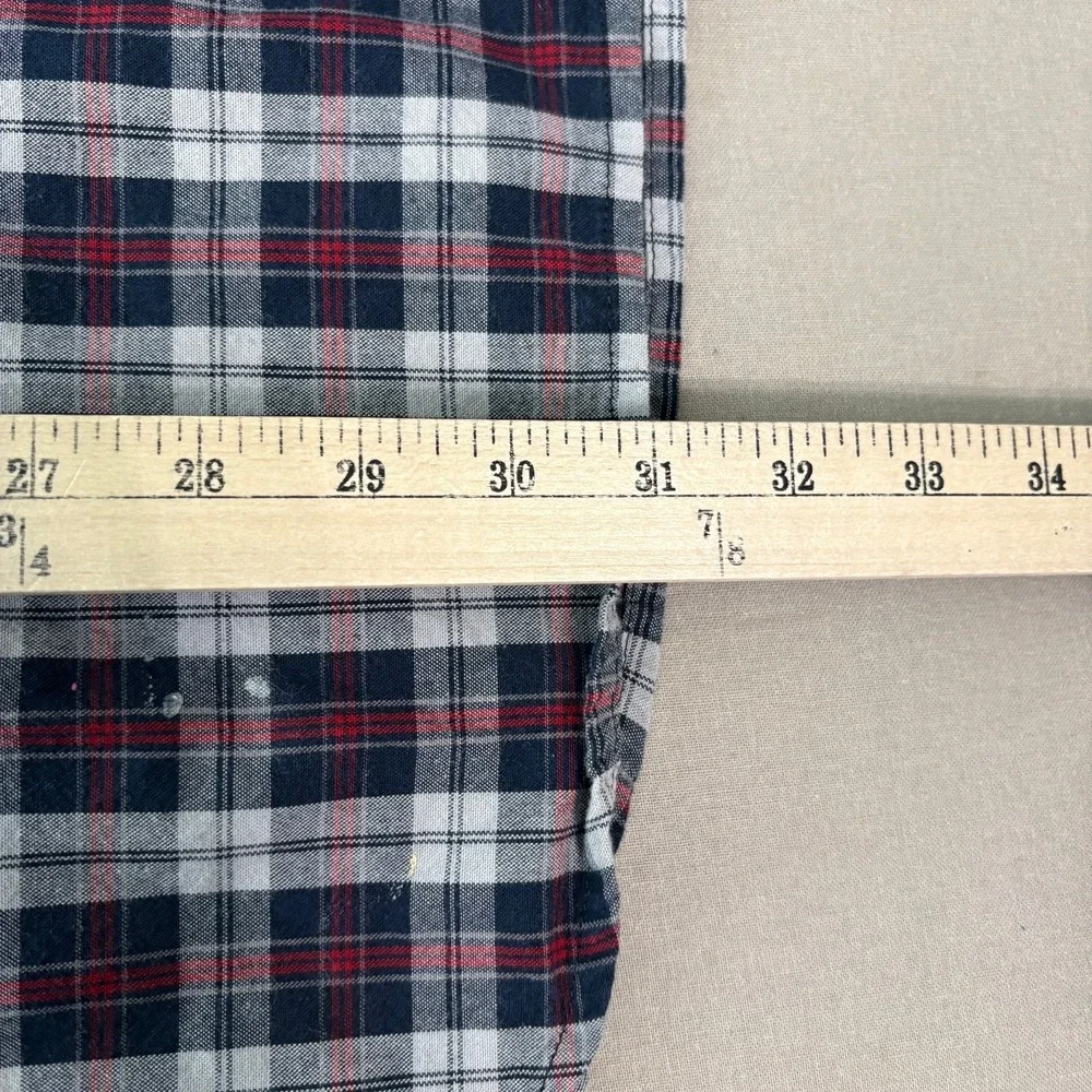 Carhartt Ford Shirt Mens Size XL Blue Plaid Relaxed Fit Button Down Long Sleeves